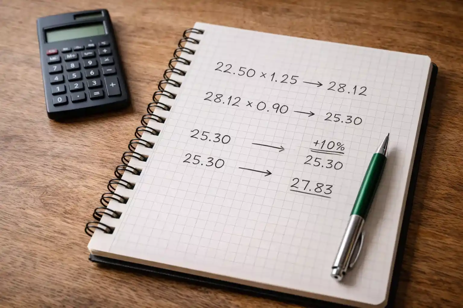 Persona calculando probabilidades reales de partido